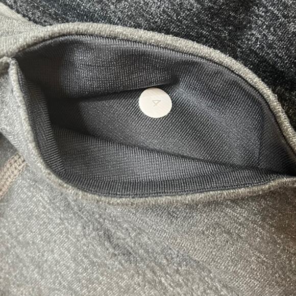 Lululemon Athletica capri cropped heather gray leggings size 4 - Picture 4 of 5